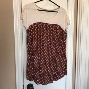 Anthropologie Meadow rue top